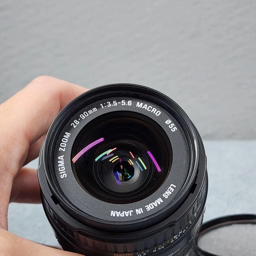 Sigma Zoom 28-90mm F/3.5-5.6 Macro Aspherical Lens 55mm‎ Filter Japan SLR